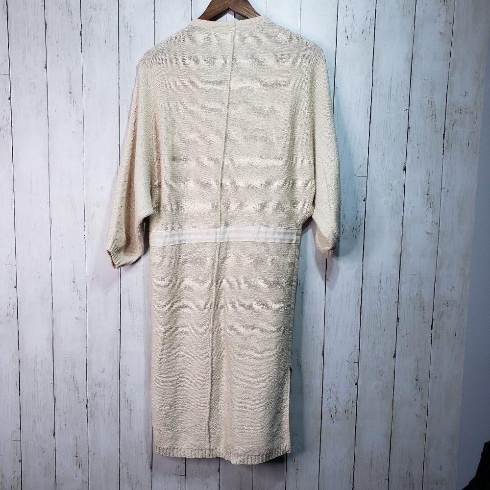 Free People Soul Sister Cotton Zip Long Cardigan S - Picture 6 of 8